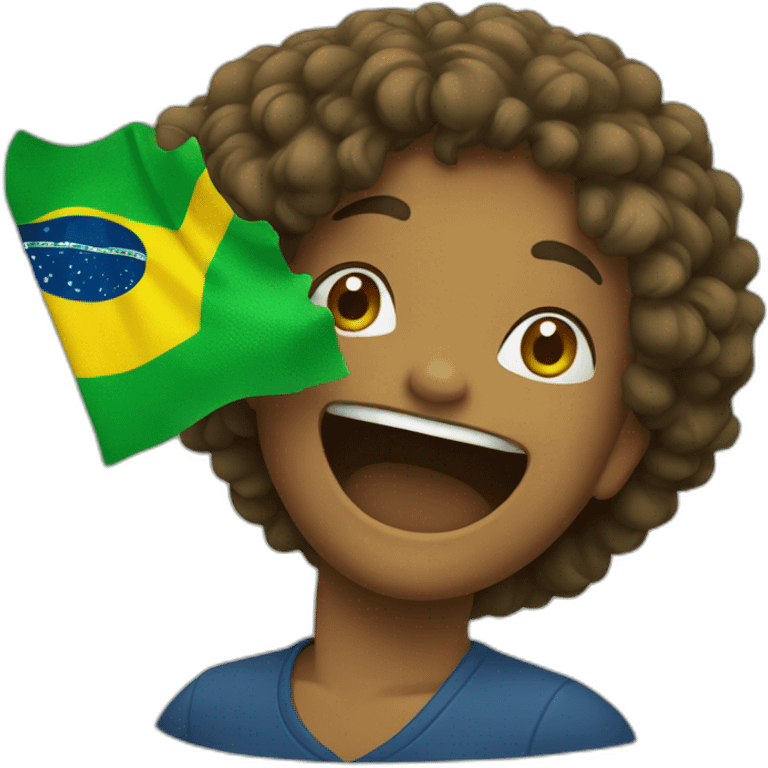 happy brazilian emoji