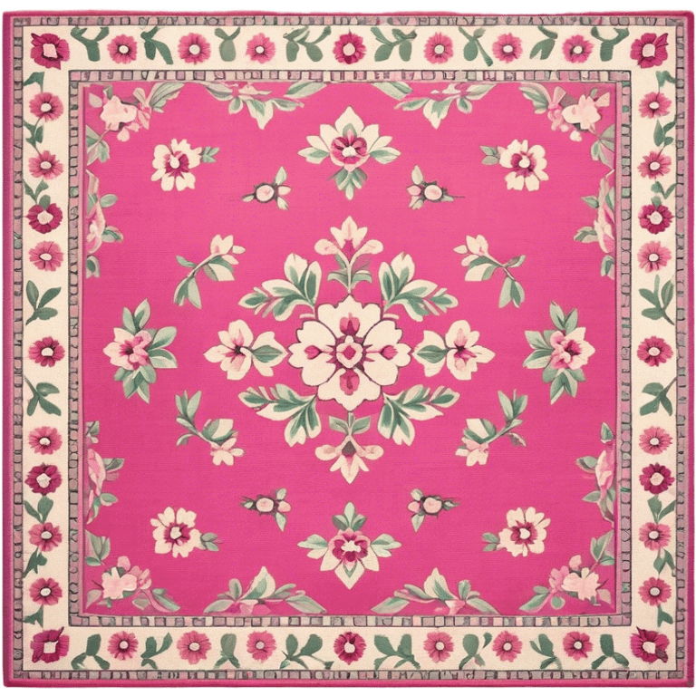 Pink vintage rug emoji