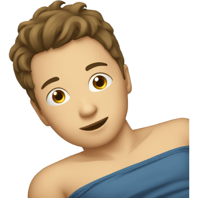 boy lying down  emoji