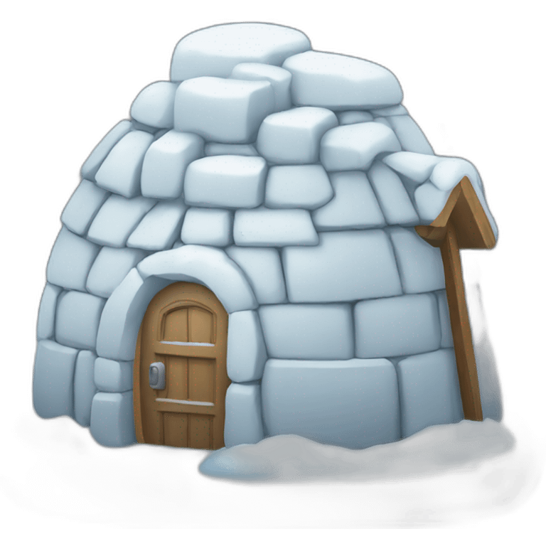 igloo thinking sign emoji