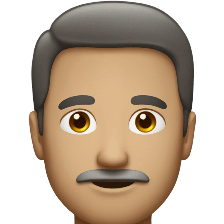 Man without beard and mustache  emoji