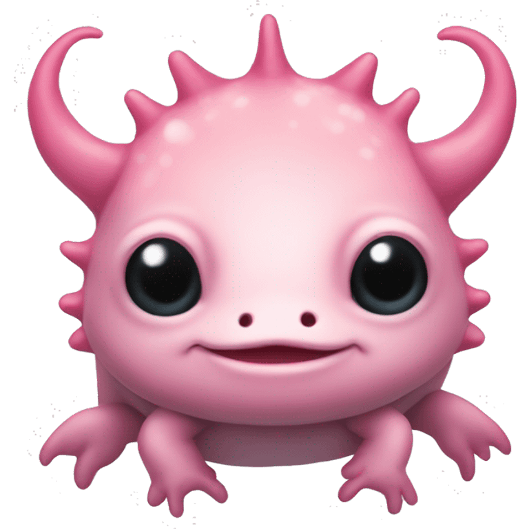 pink axolotl  emoji