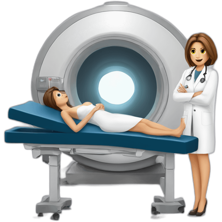 Posh-Radiologist-performing-breast-mri-to-leni-klum emoji