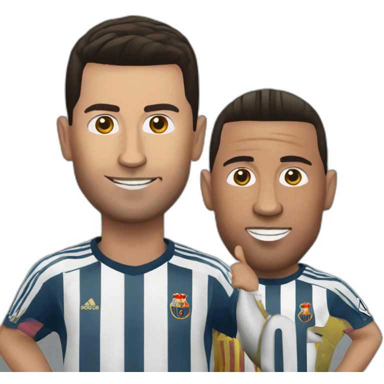 Ronaldo messi emoji