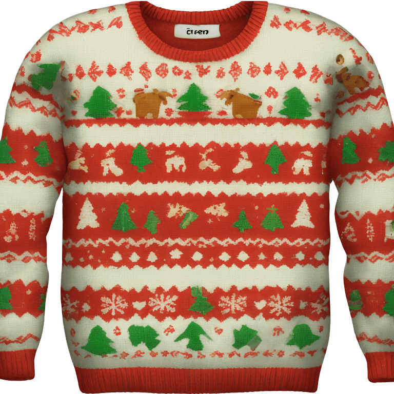 christmas sweater  emoji