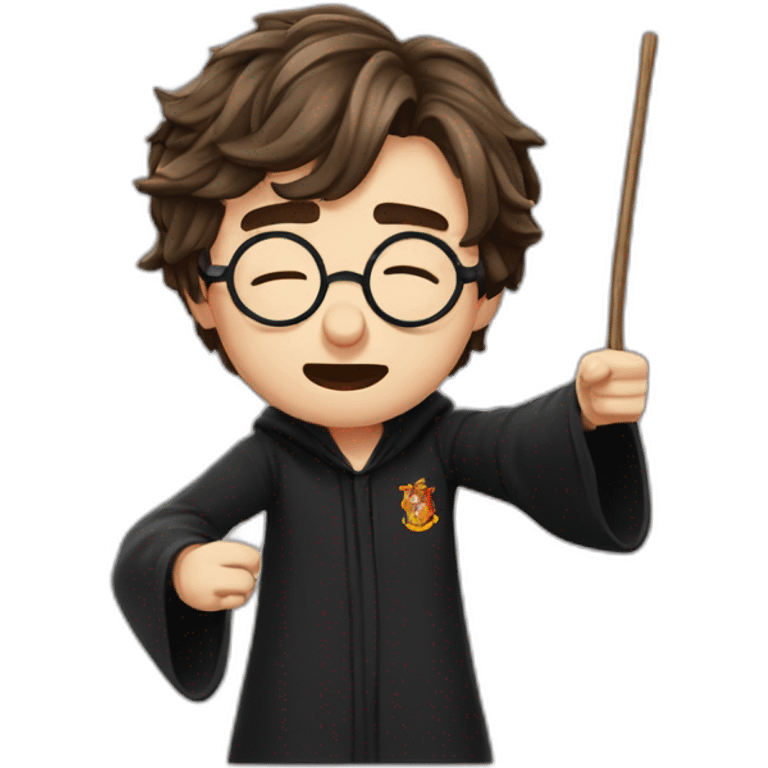 Harry Potter fait un dab emoji