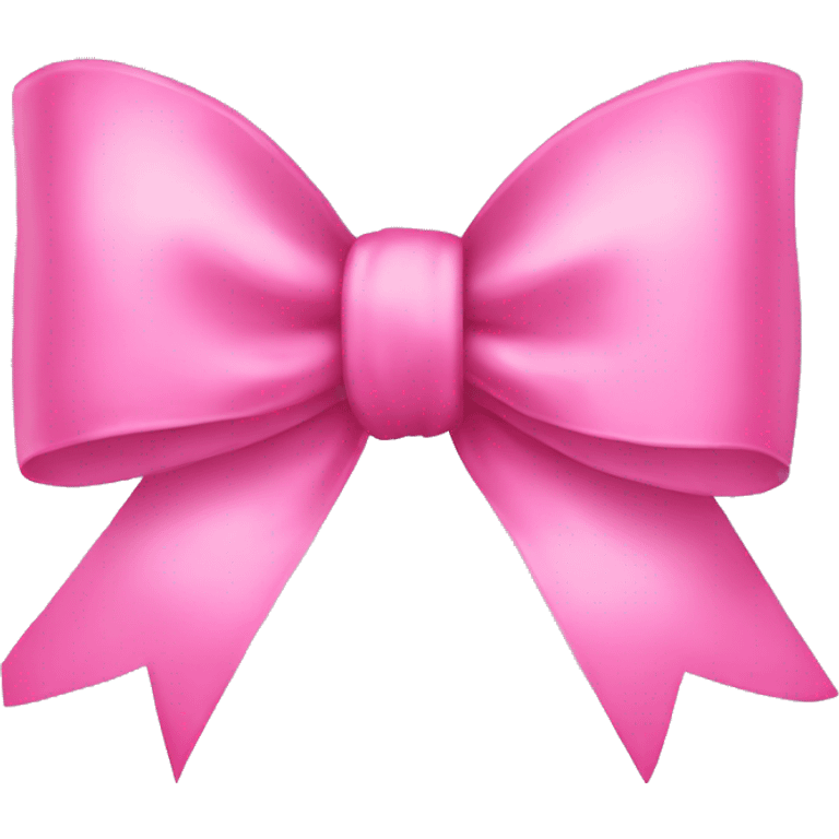 A pink bow emoji