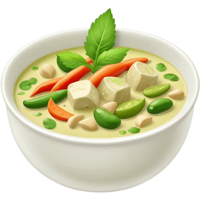 green Thai curry emoji