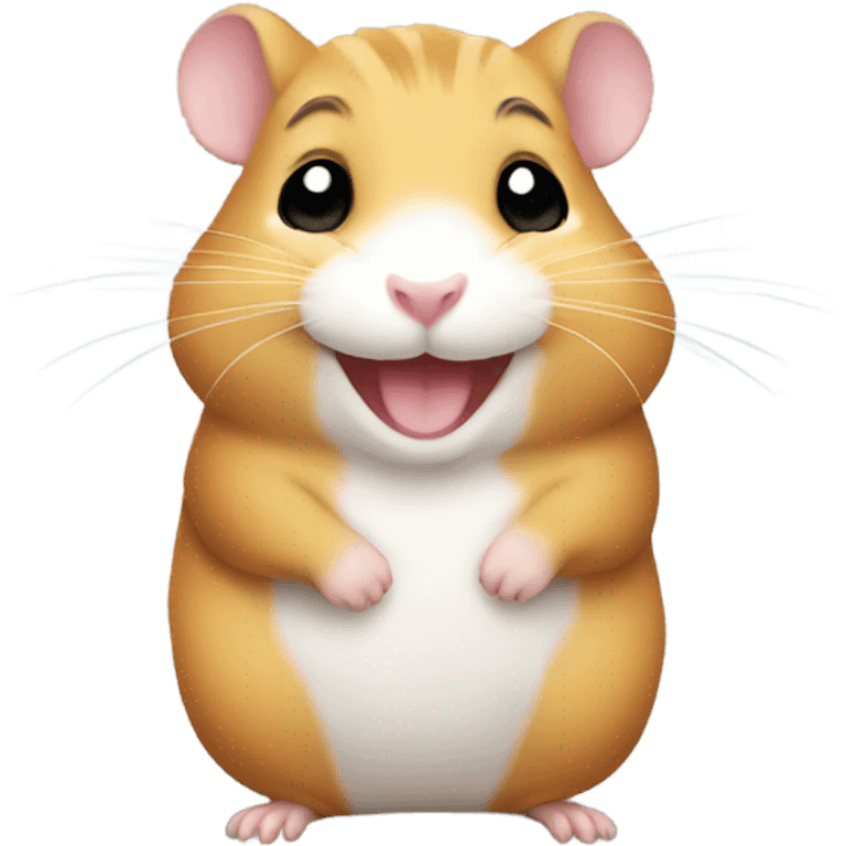 Hamster smiling emoji