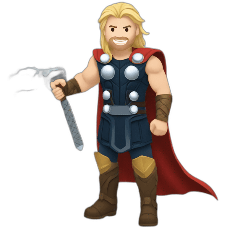 Thor thunder and love emoji