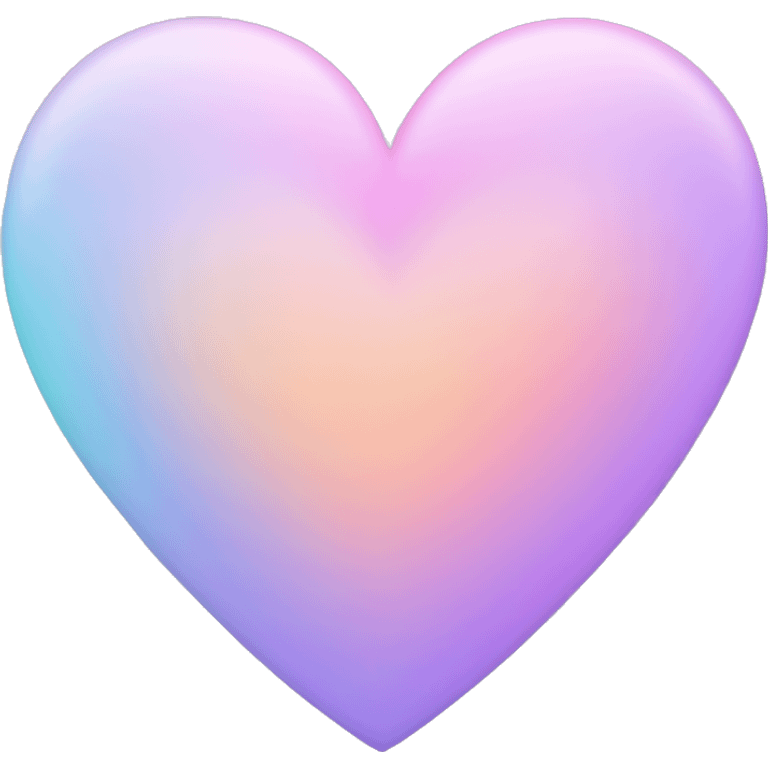 Pastel gradient heart emoji