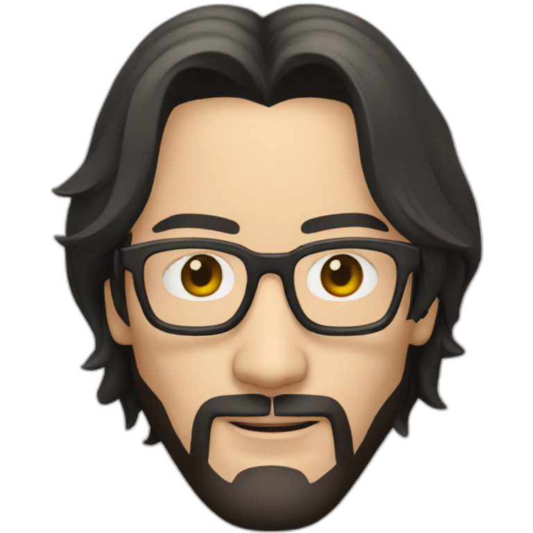 Keanu Reeves glasses emoji