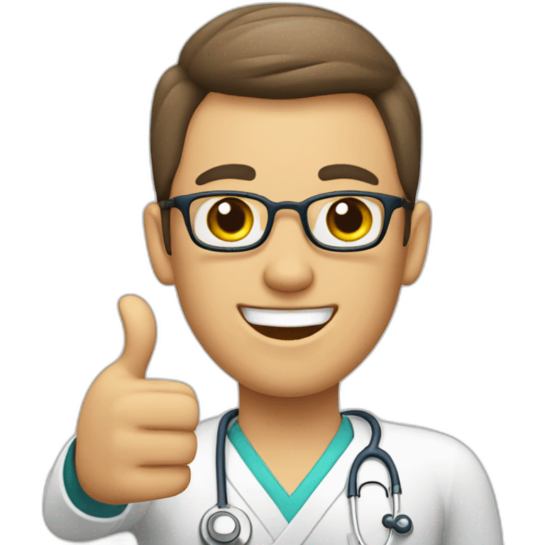 patient thumbs-up after recovering emoji