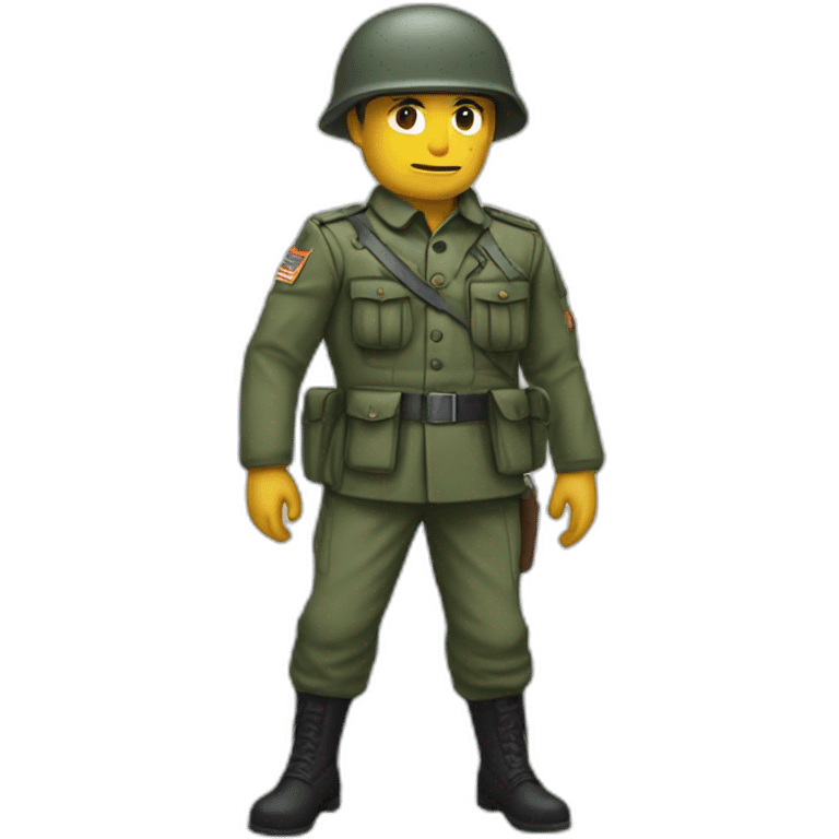 militar táctico emoji