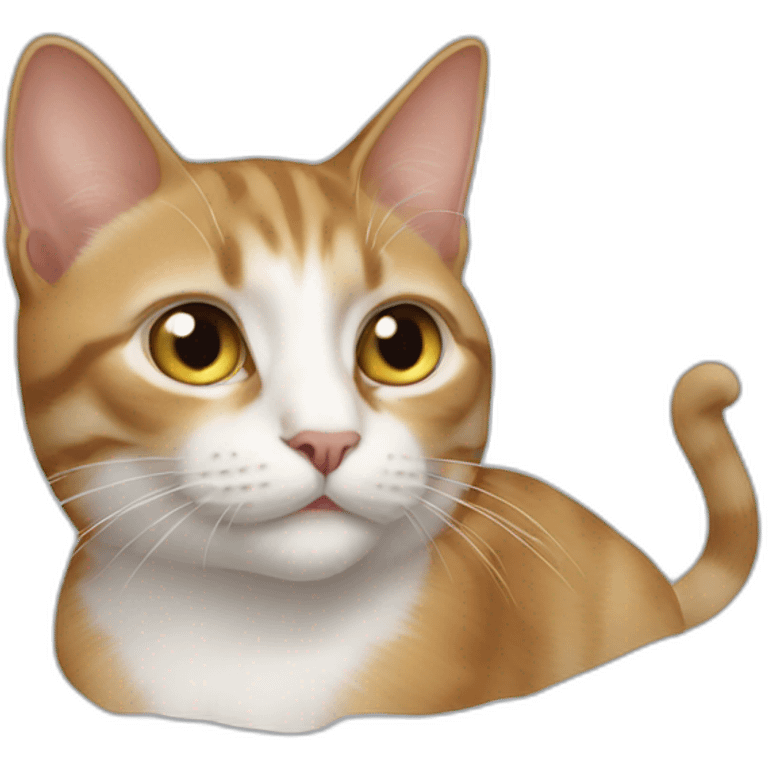 Elon Musk as a cat emoji