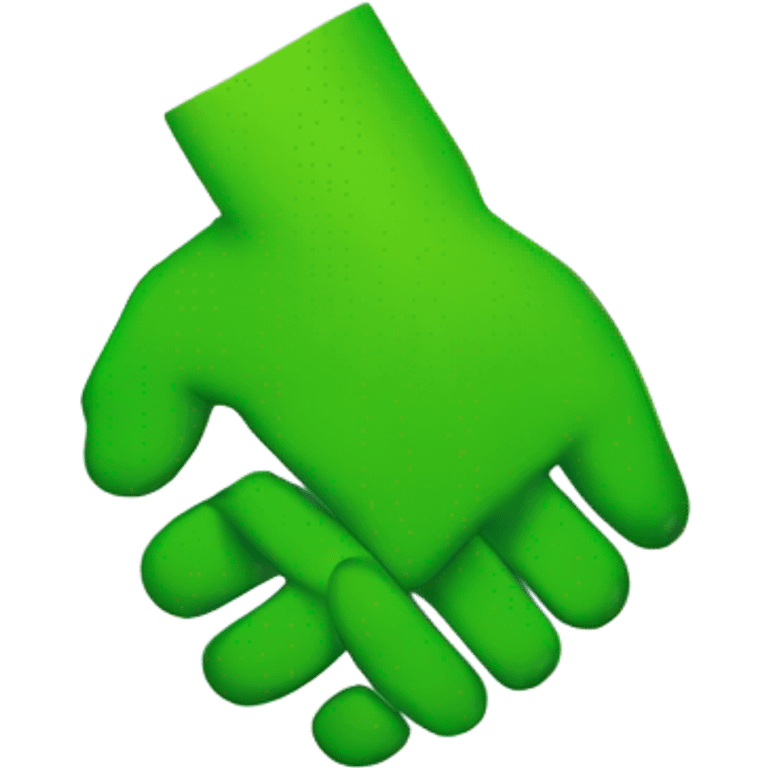 green handshake emoji