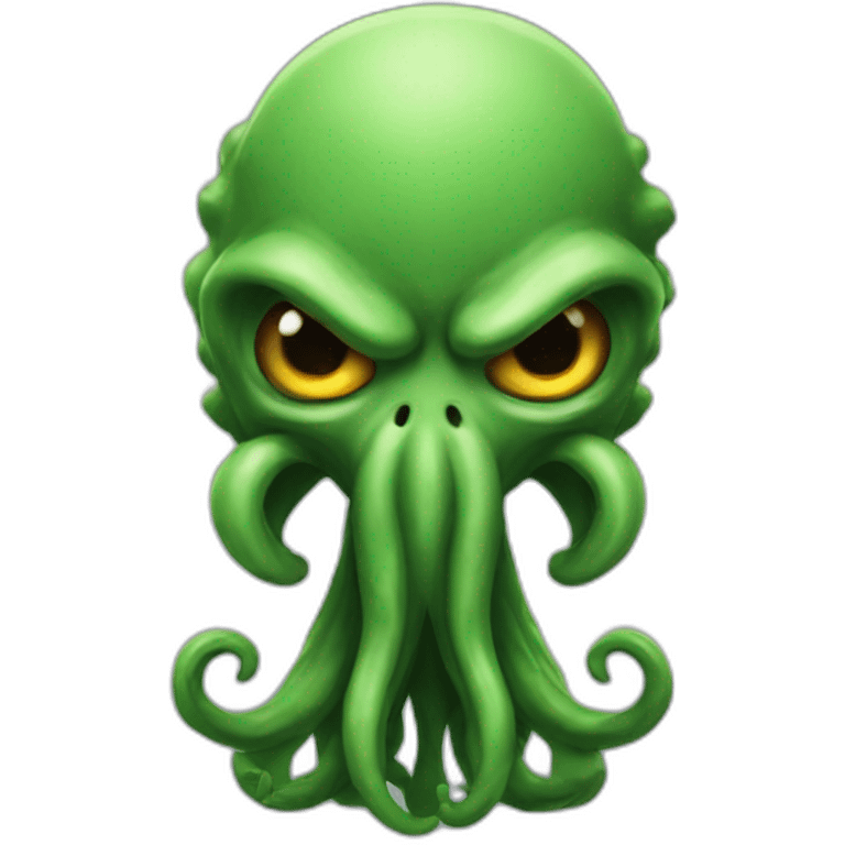 cute cthulhu angry emoji