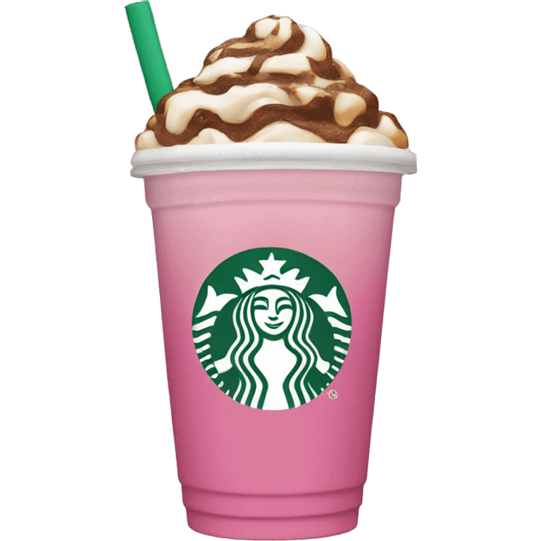 pink Starbucks drink emoji