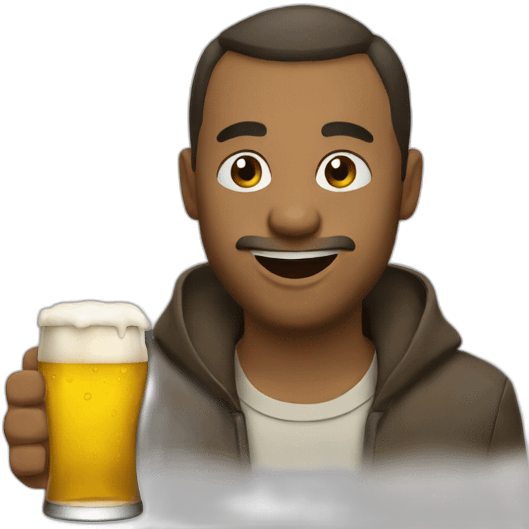 Don-drink a beer emoji