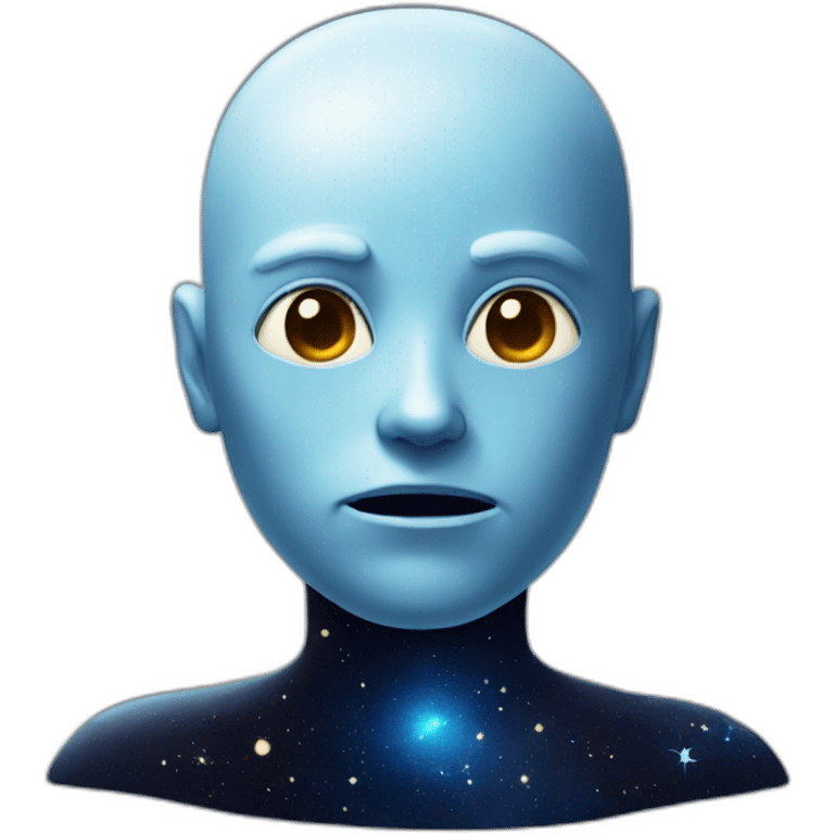 Galactic-head emoji