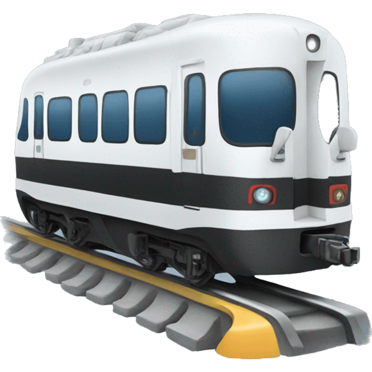 A train with a laptop emoji on the side emoji