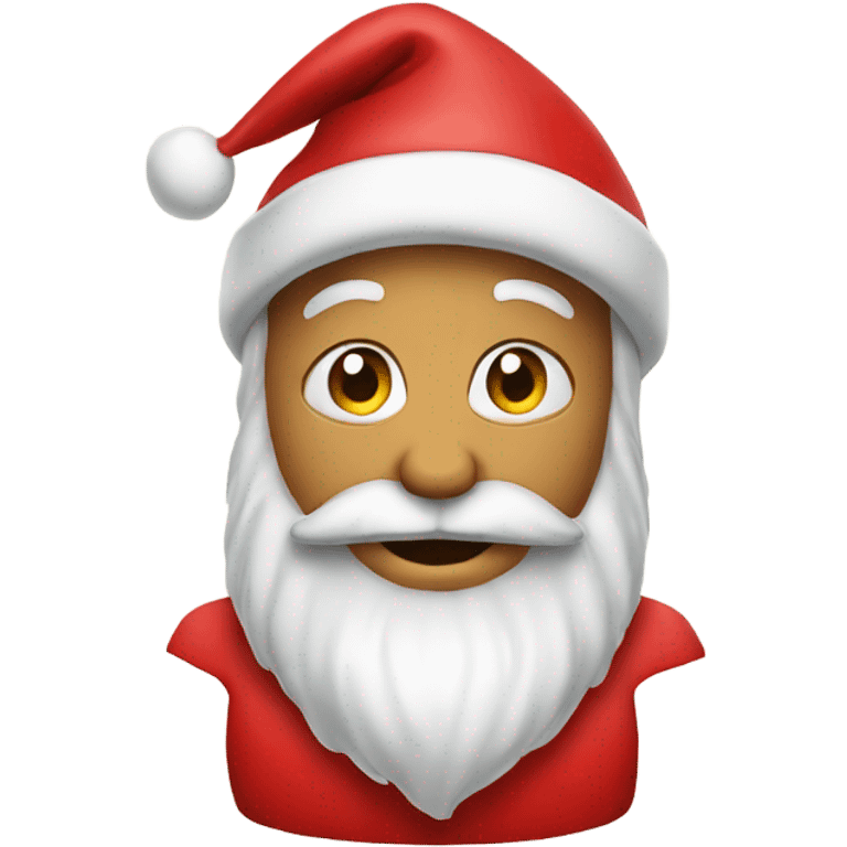 Love heart santa emoji