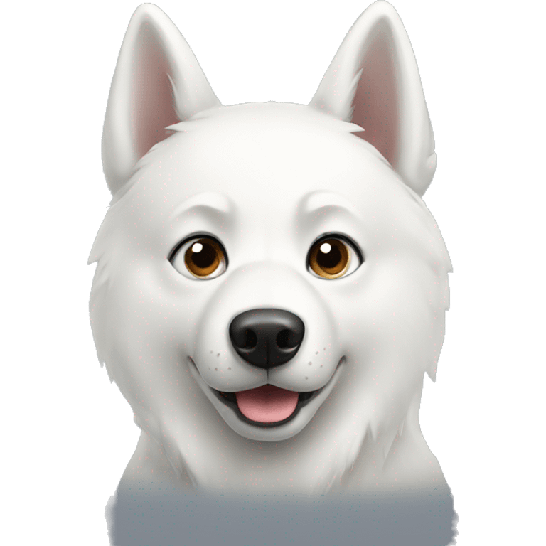 White husky emoji