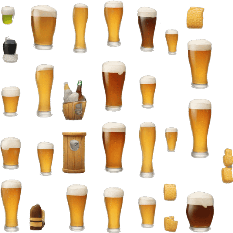 Bar and beer emoji