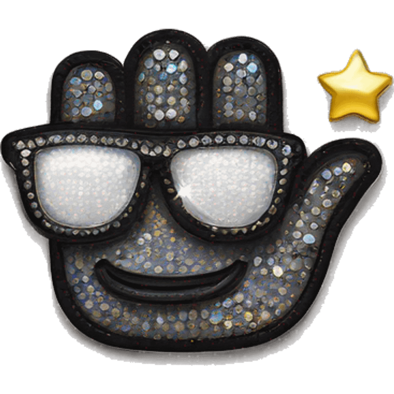 thump up bling emoji