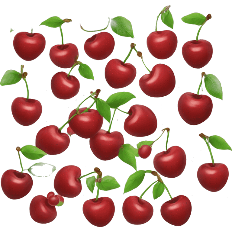 Cherries with bow  emoji