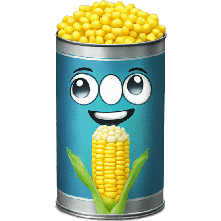 Sweet corn in a can emoji