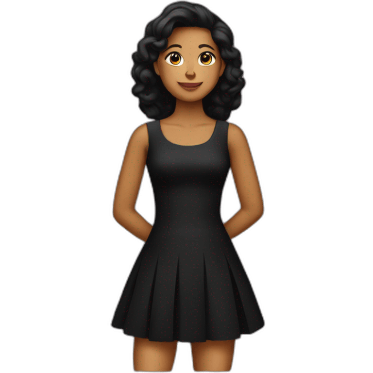 Wandawith black dress emoji