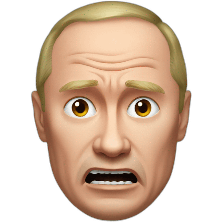 putin rage red face emoji