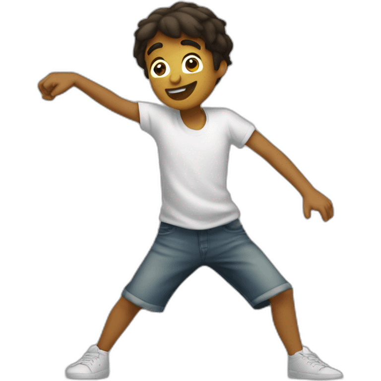 Garçon qui dab emoji