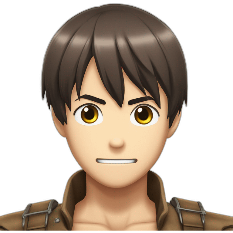 Eren Jäger from season 4 of Shingeki no kyojin  emoji