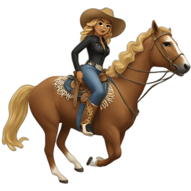 beyonce rodeo emoji