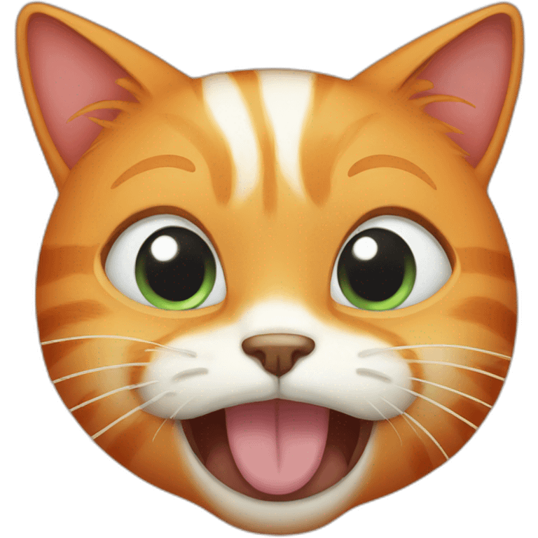 orange cat crying emoji