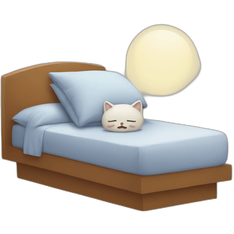 Chat qui dort emoji