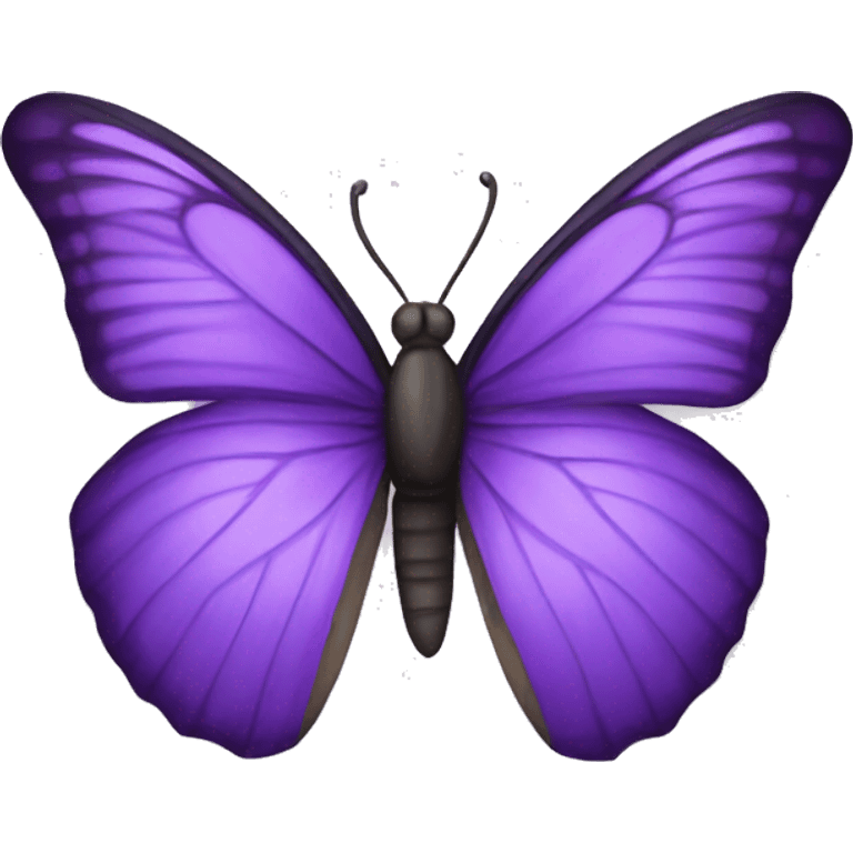 Purple butterfly emoji