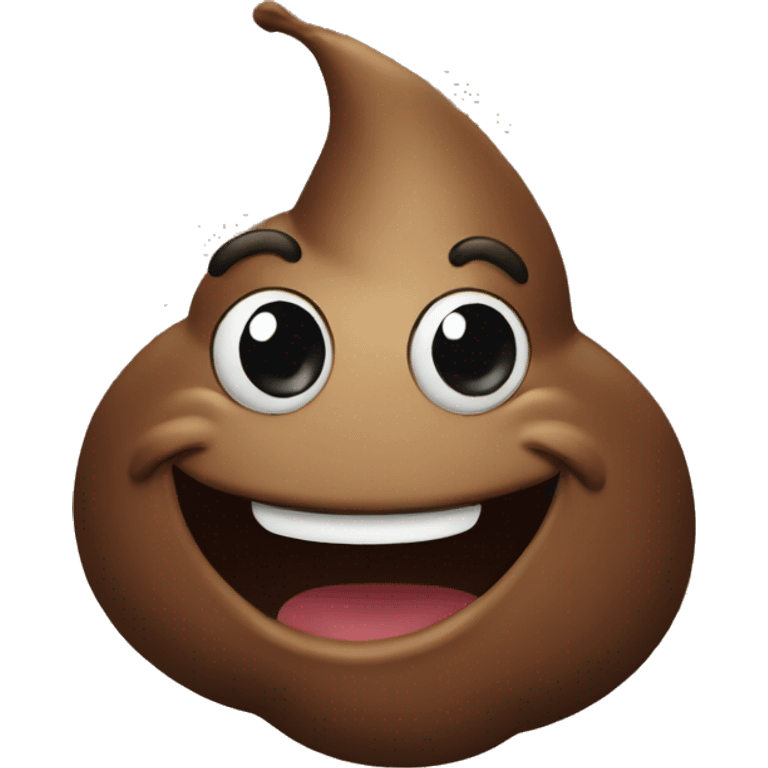 Happy poop emoji