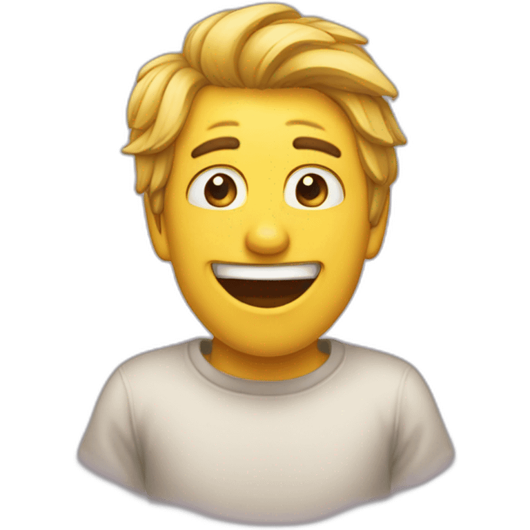 Cœur qui pleure de rire  emoji