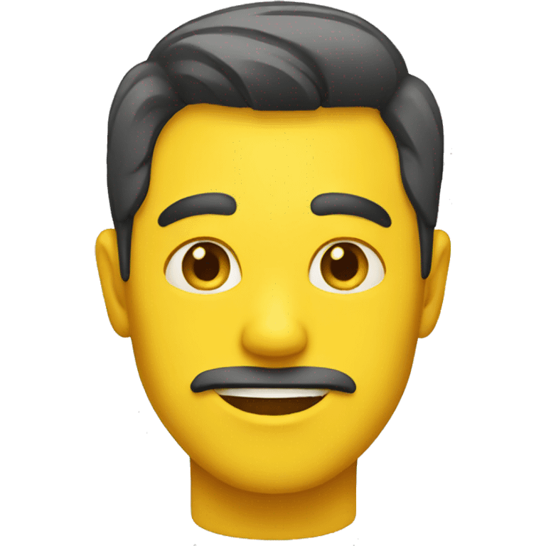 handsome yellow emoji emoji