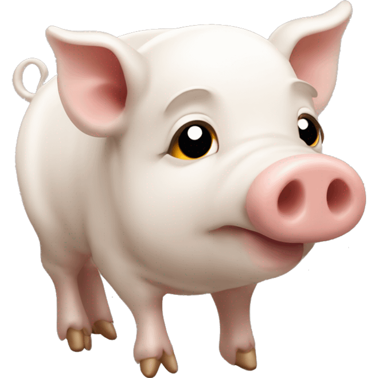 mini cochon mais qui ressemble plus à un sanglier emoji