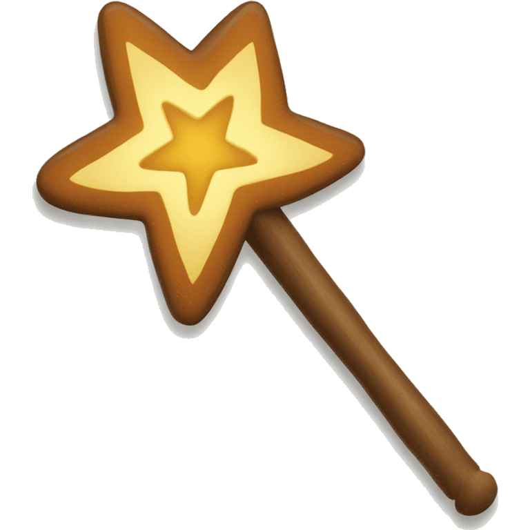 wooden magic wand emoji