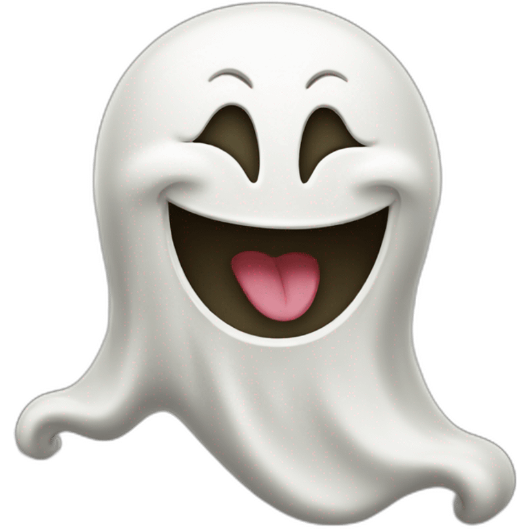 laughing ghost emoji