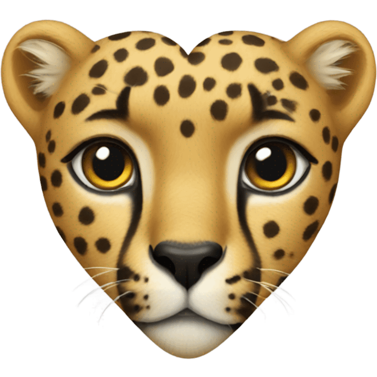 Cheetah heart  emoji