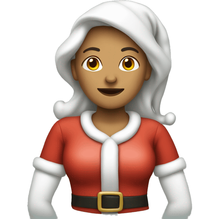 Santa as a woman emoji