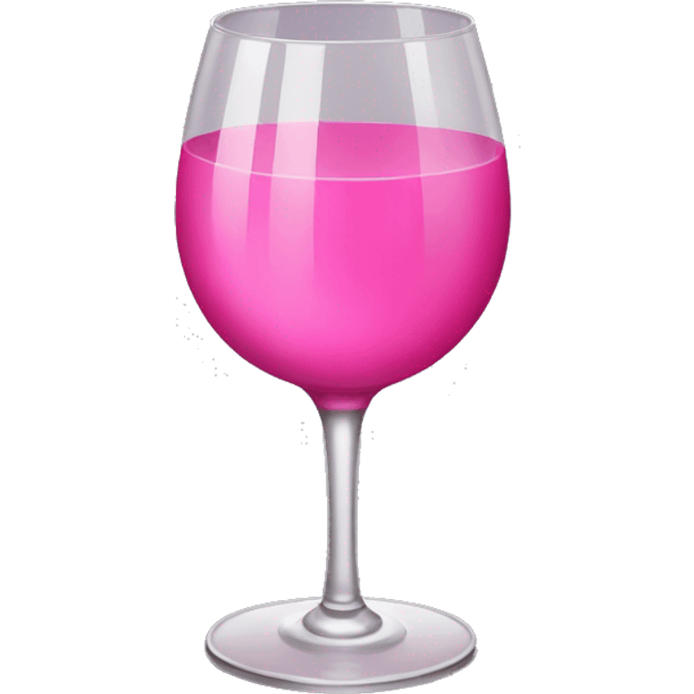 Pink drink wine emoji