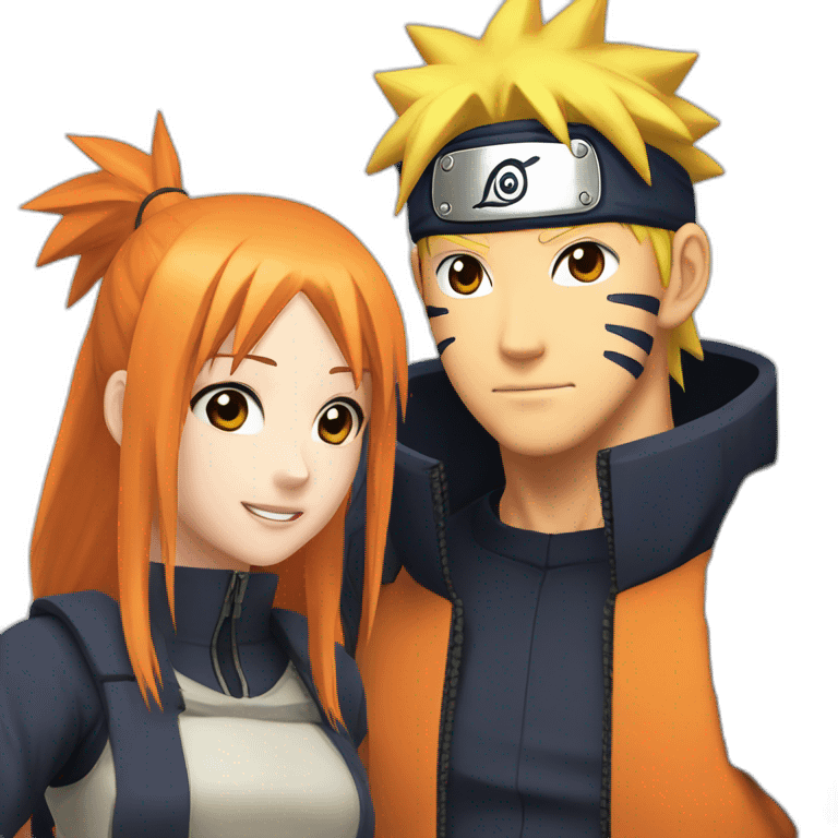 Naruto and Hinata  emoji