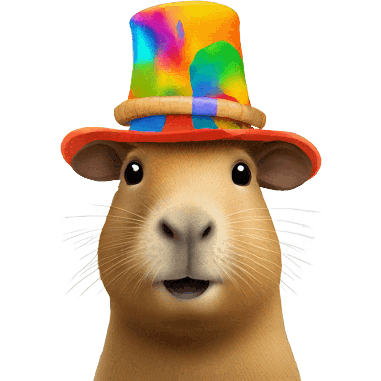 capybara wearing a hat emoji